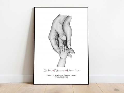 Family Hands Poster