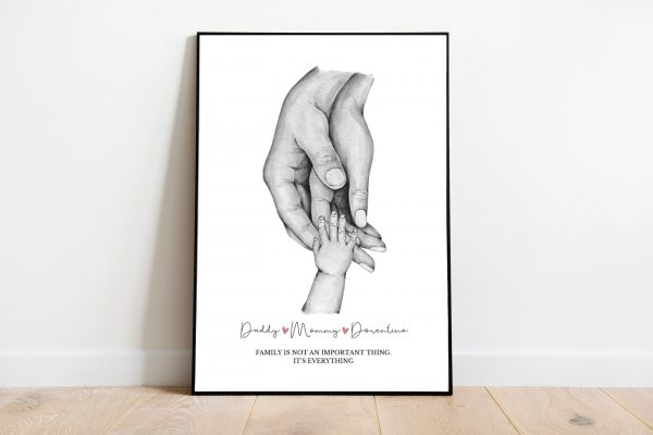 Family Hands Poster