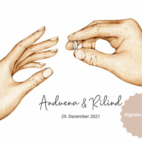 Digitales Love Poster Verlobung & Hochzeit – personalisierbare Canva-Vorlage zum Download und Ausdrucken