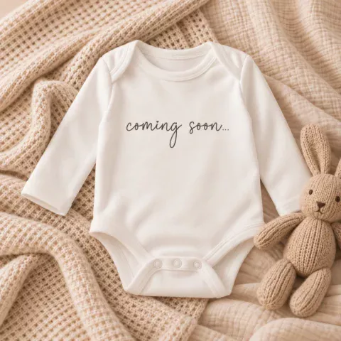 personalisierter babybody für papa coming soon