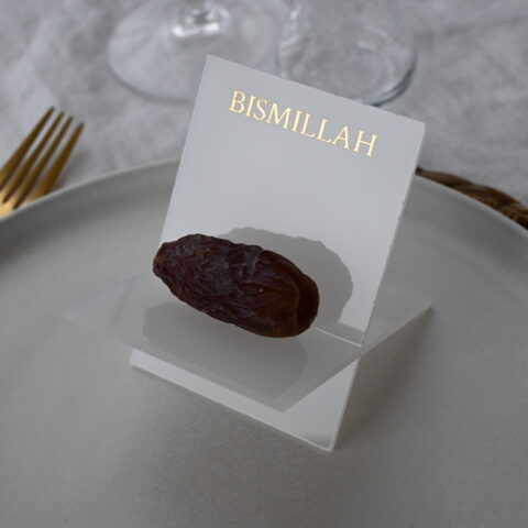 Second Chance! Transparente Dattelhalter Ramadan