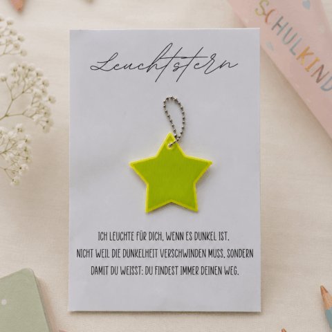 Leuchtstern zur Einschulung