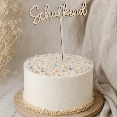 Cake Topper Schulkind