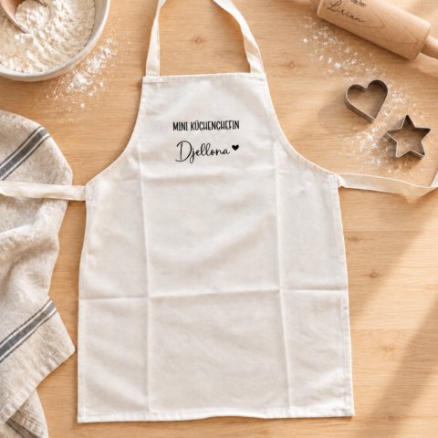 Personalisierte Kinderschürze mit Name