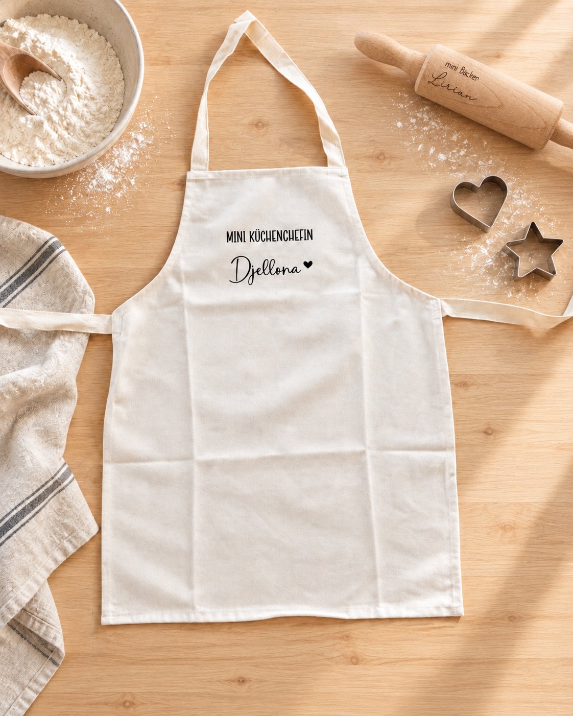Personalisierte Kinderschürze mit Name